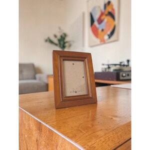 Vintage MCM Wood Photo Frame - Mid Century Modern 4 x 6 Picture Frame